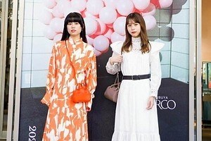 渋谷パルコ2022年春ワンピース、 プリンセスワンピ×正統派ジャケットの甘辛ミックスコーデなど