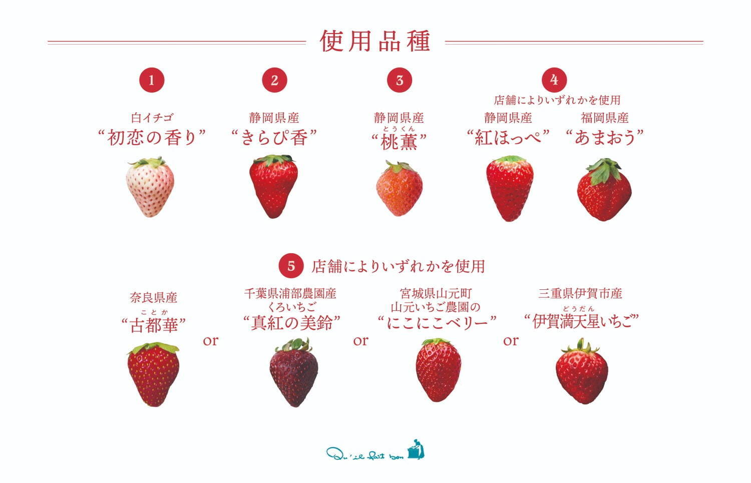 キル フェ ボン“5種のブランド苺”をたっぷりのせたティアラ型タルト、白イチゴやあまおうなど｜写真2