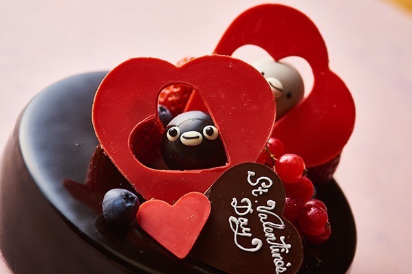 Suicaのペンギン バレンタインケーキ(直径15cm) 4,800円＜数量限定品＞