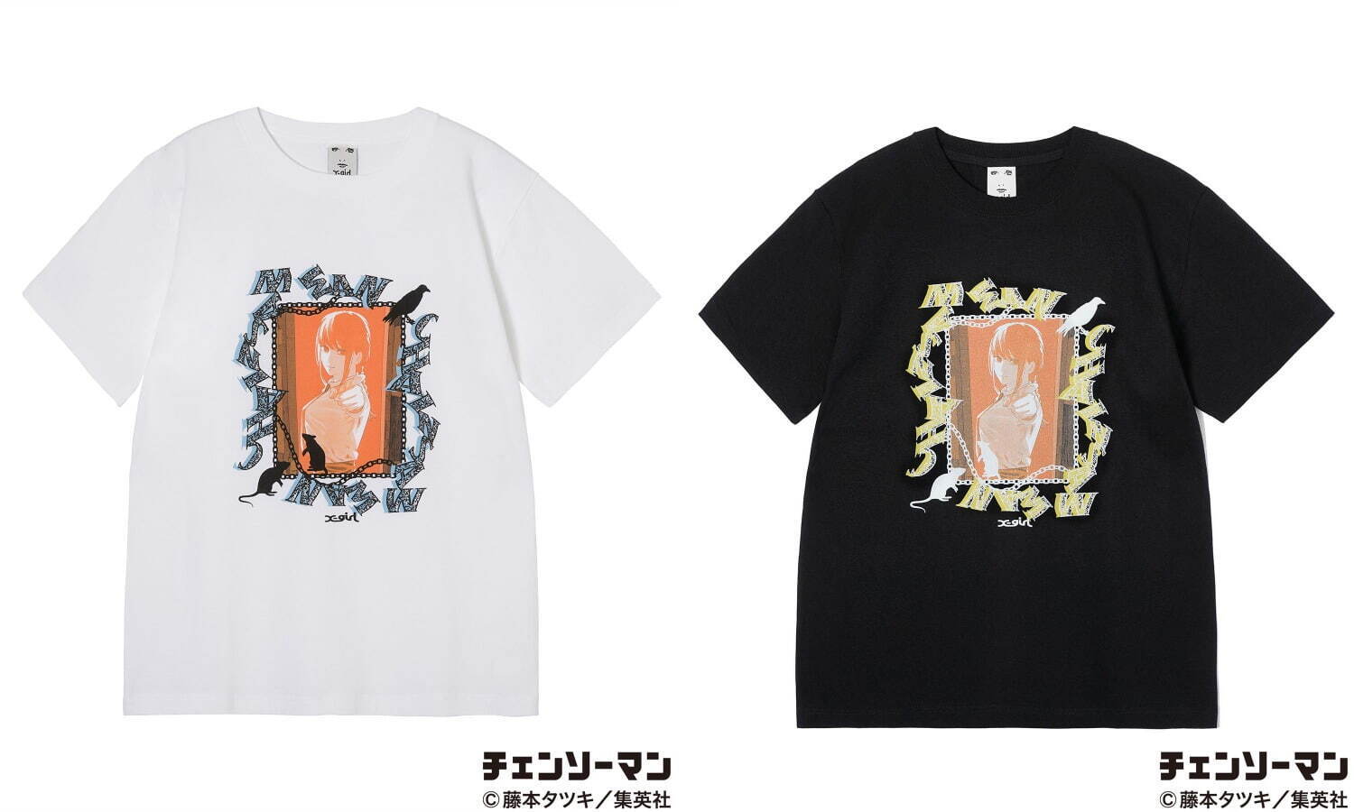 xgirl チェンソーマン パワー コラボ Tシャツ