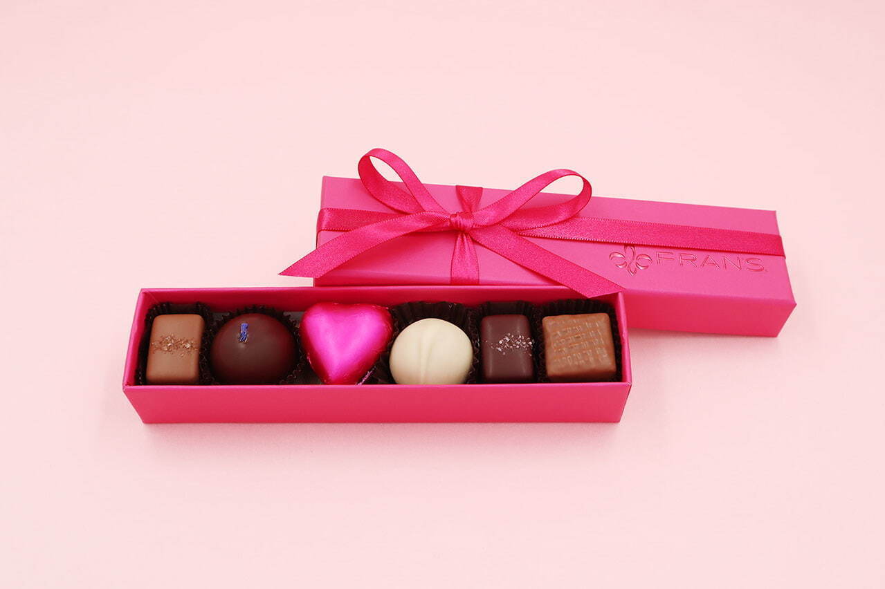 フランズ チョコレートの22年バレンタイン“ソルトキャラメル”や“ウーロンティー”のチョコアソート｜写真9