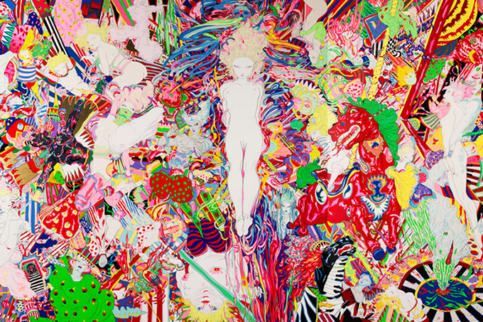 市ヶ谷で天野喜孝の個展「TOKYO SYNC」DEVA LOKA新作展示