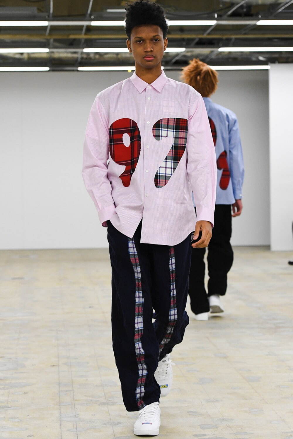 コムデギャルソンシャツ COMME des GARCONS SHIRT 2022年秋冬 スウェット プルオーバーパーカー ホワイト【サイズM】【メンズ】