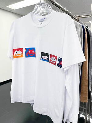 コム デ ギャルソン・シャツ×インベーダー“ピクセルアート”シャツなど 