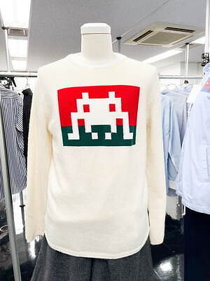 希少◯コムデギャルソン×インベーダー　コラボTシャツ　限定モデル プレイ コムデギャルソン×インベーダー 半袖Tシャツ-白