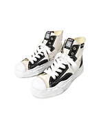 ガラ×メゾン ミハラヤスヒロの“粘土ソール”スニーカー、レイヤード風ハイカットモデル｜写真2