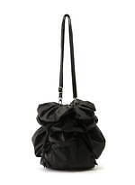 ディスコード ヨウジヤマモト“ウッドパネル付き”コットンバッグ＆“パイナップル”風巾着バッグ｜写真5