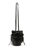 ディスコード ヨウジヤマモト“ウッドパネル付き”コットンバッグ＆“パイナップル”風巾着バッグ｜写真9