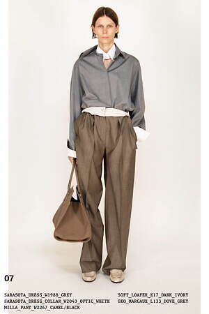 ザ・ロウ(THE ROW) 2022年秋ウィメンズコレクション シルエット - 写真7