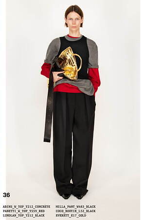 ザ・ロウ(THE ROW) 2022年秋ウィメンズコレクション シルエット - 写真34