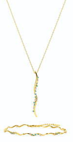 ニナ リッチ新作ジュエリー、“ネオンブルー”の宝石輝くリング&“香水瓶”着想のネックレス｜写真1