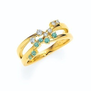 ニナ リッチ新作ジュエリー、“ネオンブルー”の宝石輝くリング&“香水瓶”着想のネックレス｜写真3