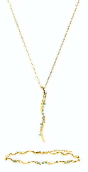 ニナ リッチ新作ジュエリー、“ネオンブルー”の宝石輝くリング&“香水瓶”着想のネックレス｜写真1