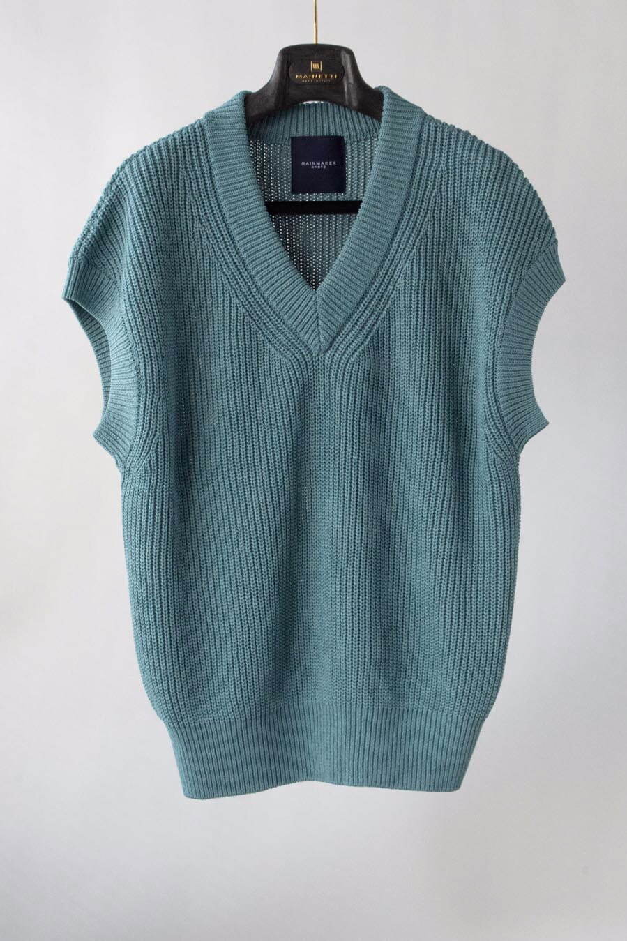 レインメーカー、日本の伝統工芸“裂き編み”技法によるVネックセーター＆ベスト｜写真13