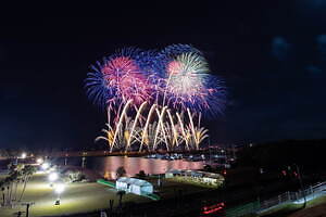 「桜島と芸術花火2022」音楽とシンクロする花火大会、鹿児島・マリンポートかごしまで｜写真4