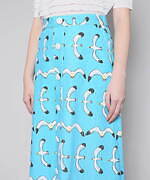 ミュベール新作“カモメ”モチーフの総柄ワンピ＆スカート、ストライプ裏地のカゴバッグも｜写真10