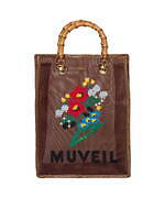 ミュベール新作“ヨットやミモザ”のカゴバッグ、“ブーケ”モチーフの花咲くクロスステッチバッグ｜写真8