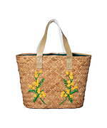 ミュベール新作“ヨットやミモザ”のカゴバッグ、“ブーケ”モチーフの花咲くクロスステッチバッグ｜写真1