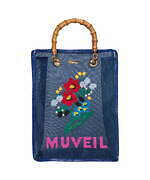 ミュベール新作“ヨットやミモザ”のカゴバッグ、“ブーケ”モチーフの花咲くクロスステッチバッグ｜写真7