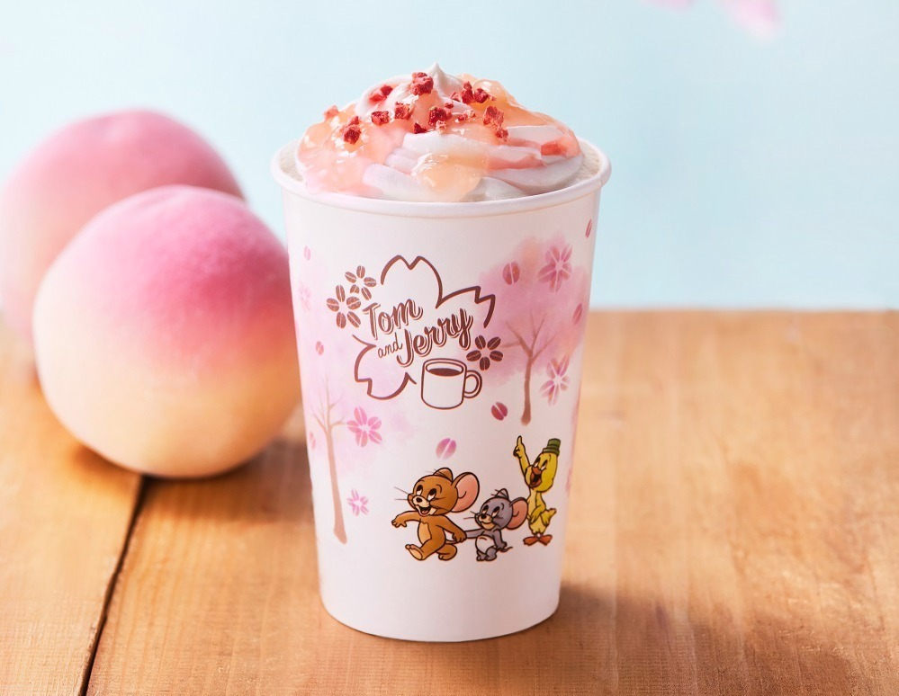 トムとジェリー &TEA 桜香る桃のティーオーレ(HOT/ICED) 693円