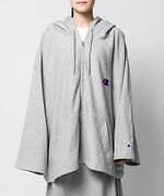 チャンピオン×アンリアレイジ"Tシャツがポンチョに変身"、ピラミッドモチーフのフーディも｜写真24