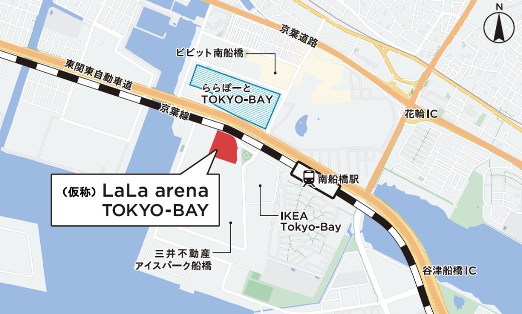 千葉・船橋に大型アリーナ「(仮称)ららアリーナ 東京ベイ」収容客数1万人、音楽コンサートなどに対応｜写真6
