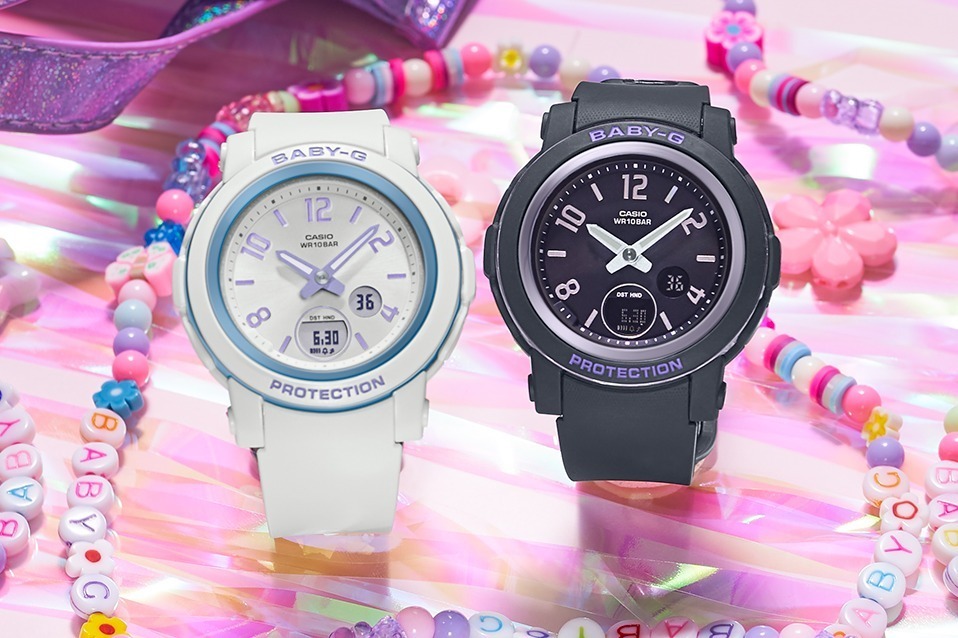 CASIO カシオ Baby-G 25周年記念モデル ベイビーG」生誕25周年記念で初代モデルを復刻、スケルトン素材