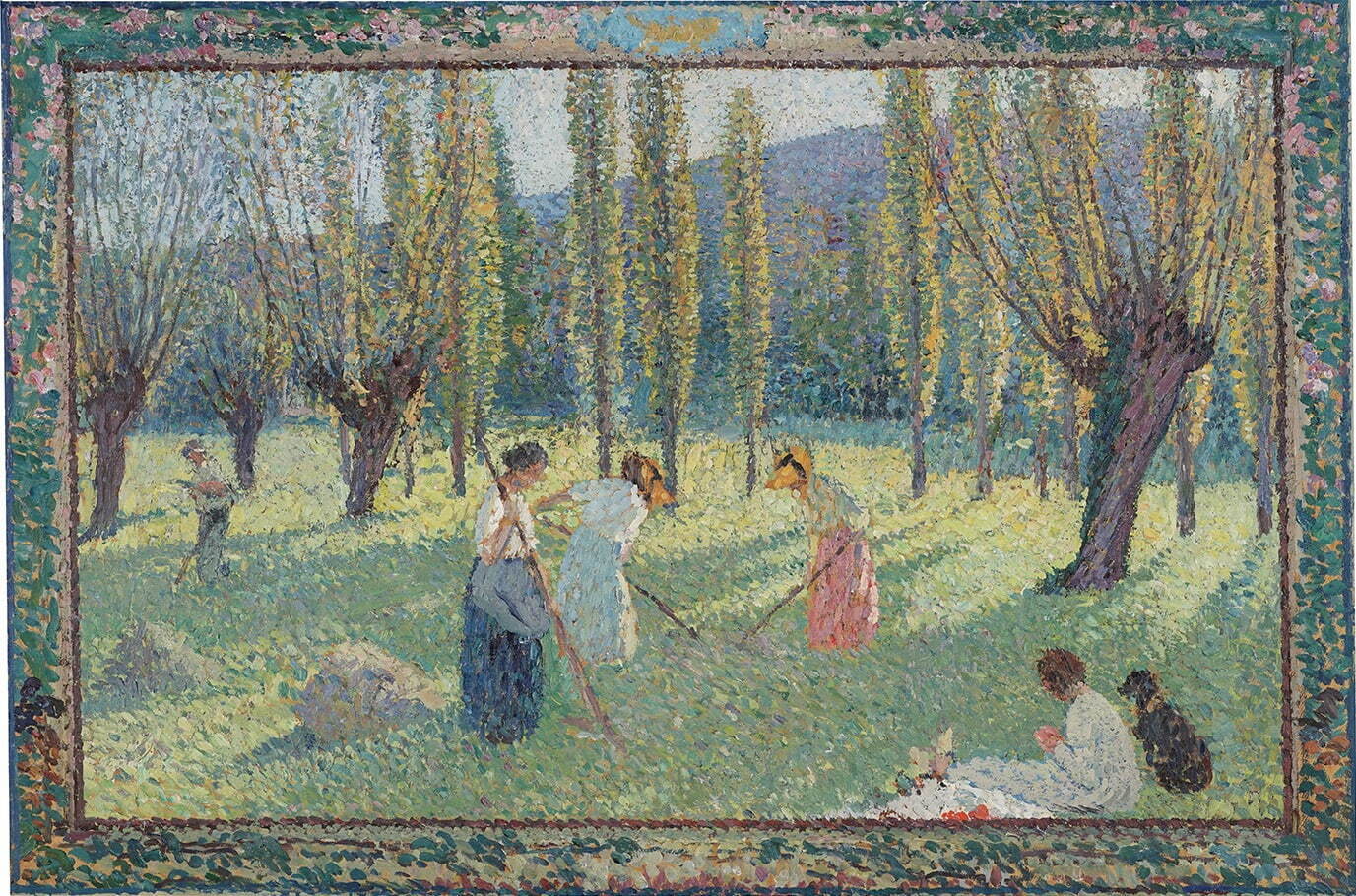 アンリ・マルタン《二番草》1910年 フランス、個人蔵