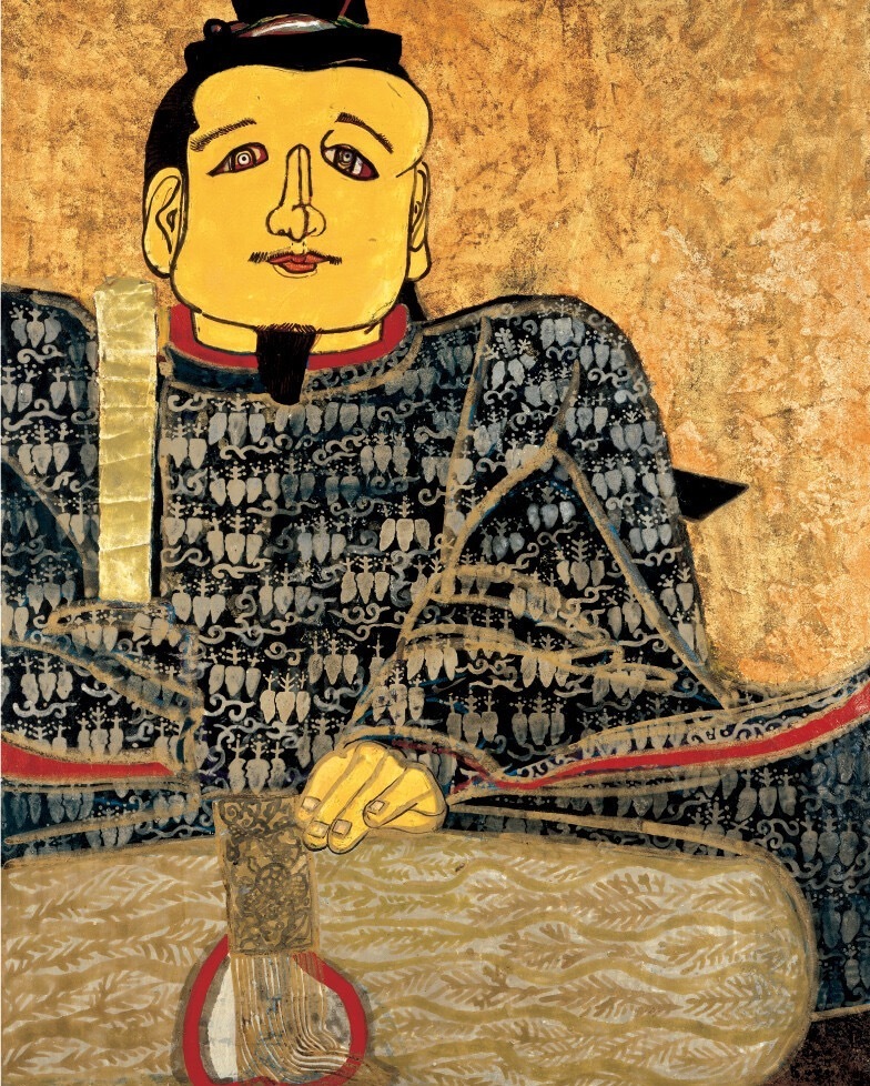 片岡球子《面構 足利尊氏》1966年(昭和41年) 神奈川県立近代美術館蔵