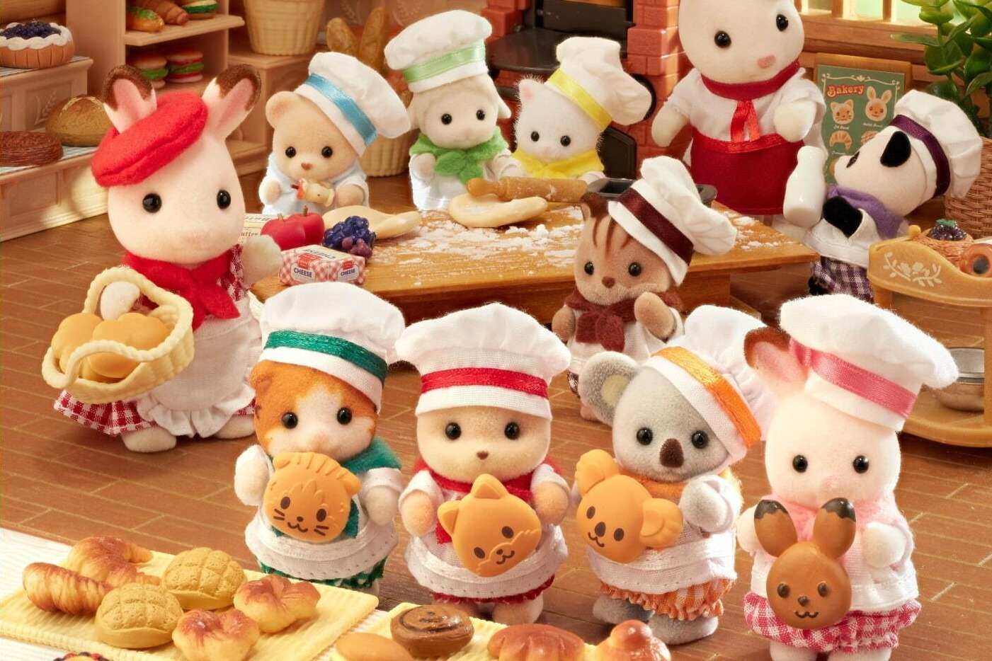 シルバニアファミリー｜「シルバニア村のおいしい時間」“たべもの”がテーマのシルバニアファミリー企画展＆ストアが松屋銀座に
