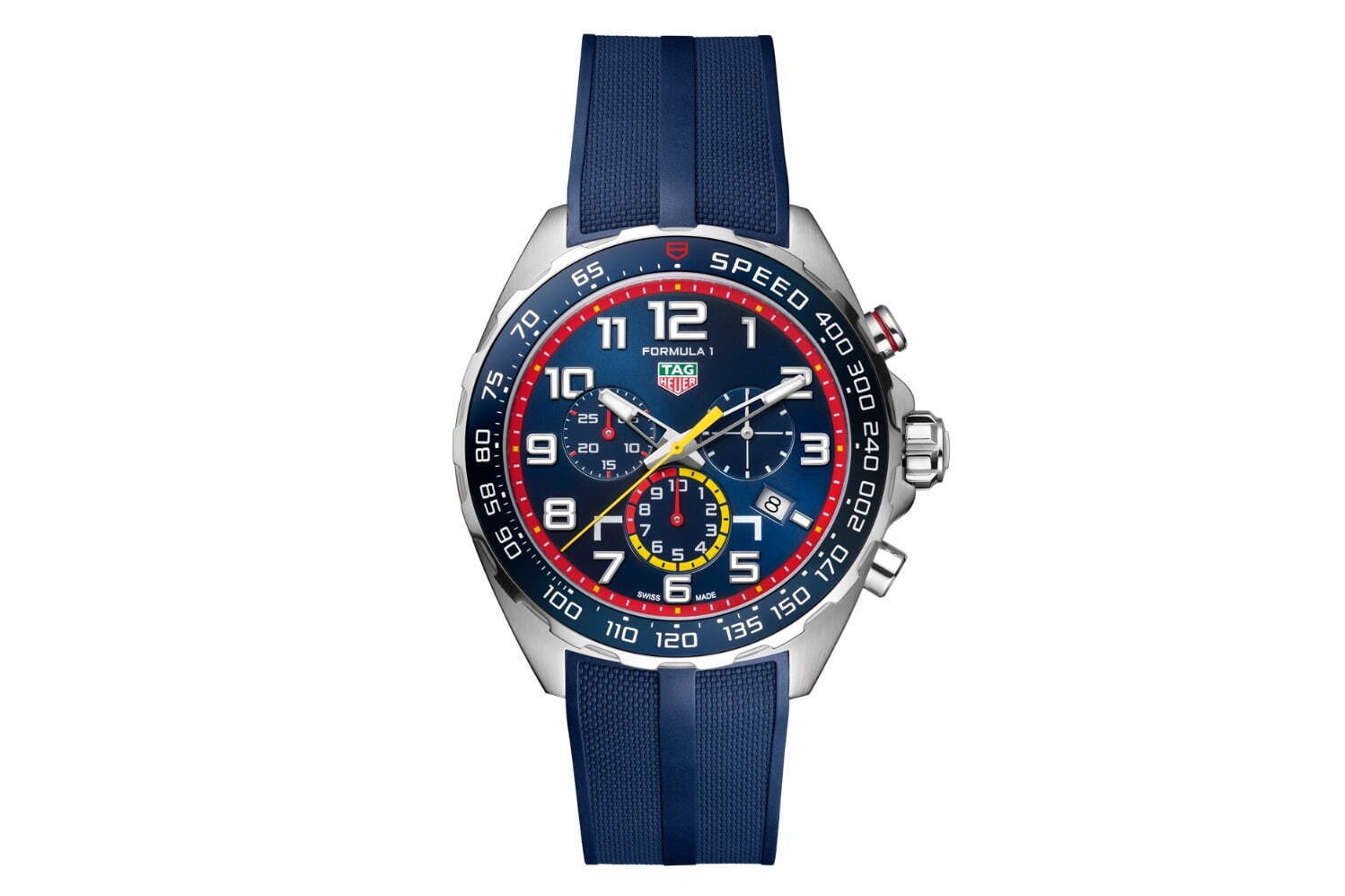 タグ・ホイヤー×レッドブル レーシングのメンズ腕時計、F1カーのコックピット着想ダイヤル｜写真1