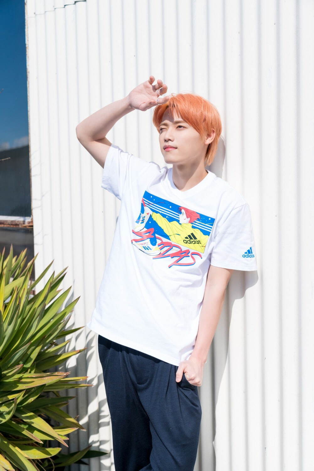 INIが纏うアディダス新作Tシャツコレクション「夏をはじめる、一枚を ...