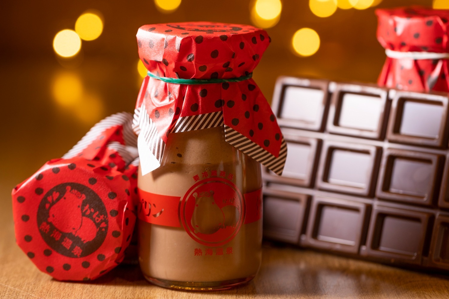 行列｜人気プリン専門店「熱海プリン」2層仕立て“ビターな”チョコレートプリン、バレンタイン限定セットも