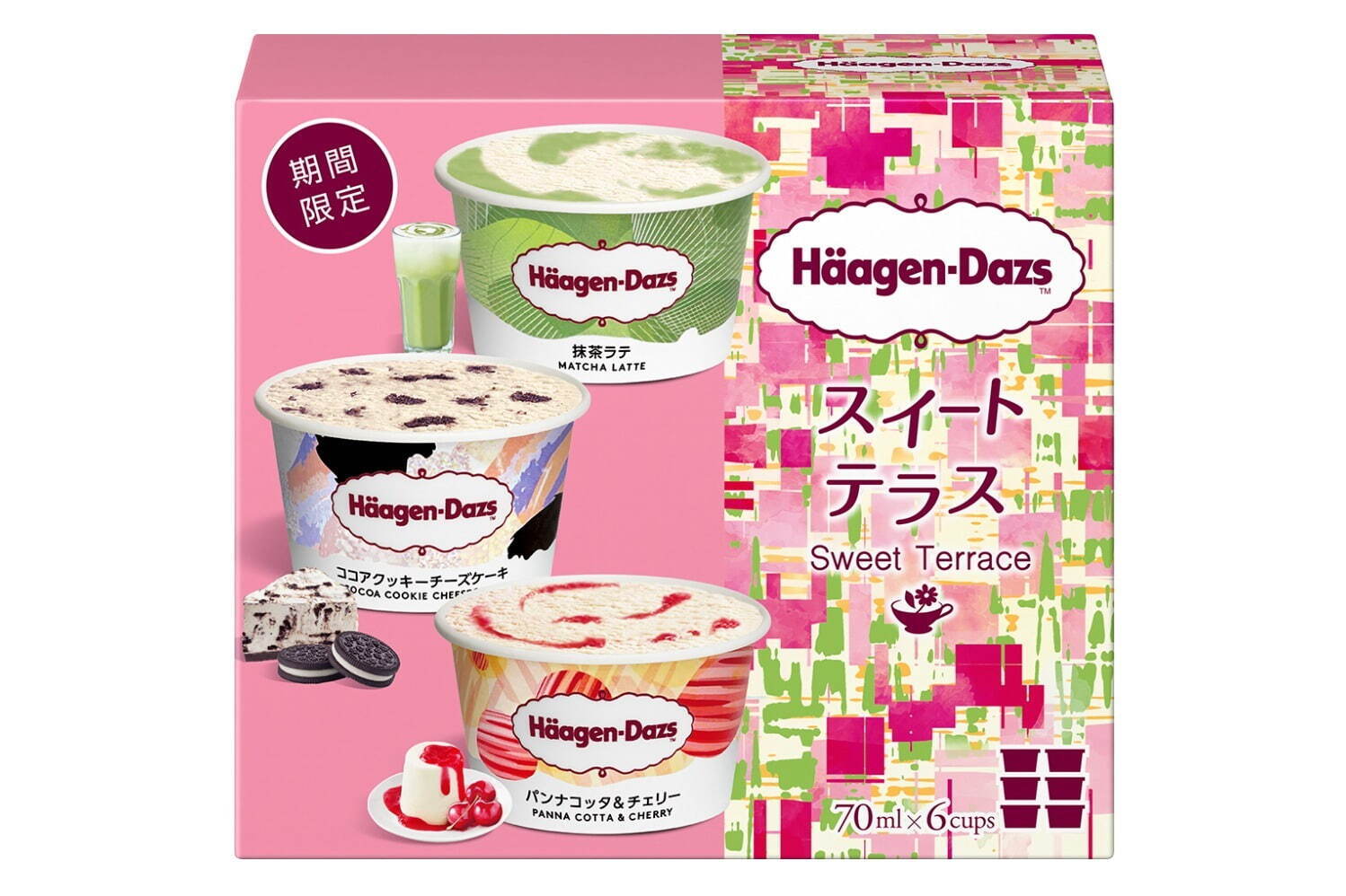 ハーゲンダッツの新作アソート スイート テラス 抹茶ラテ アイスクリームなど3種フレーバー ファッションプレス