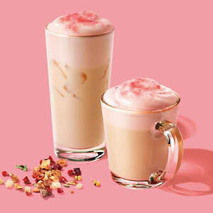 スターバックス(Starbucks Coffee) ピーチ トランクイリティ ティー フラペチーノ｜写真1