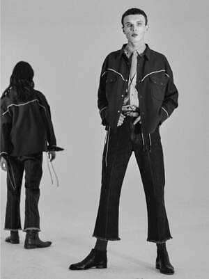 F/CE.×ラングラー、ブーツカット＆オーバーサイズシャツのセットアップ｜写真25