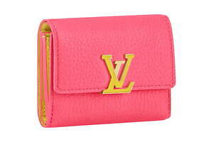 ルイ・ヴィトンの22年春レディース財布、カラーブロックの「カプシーヌ 
