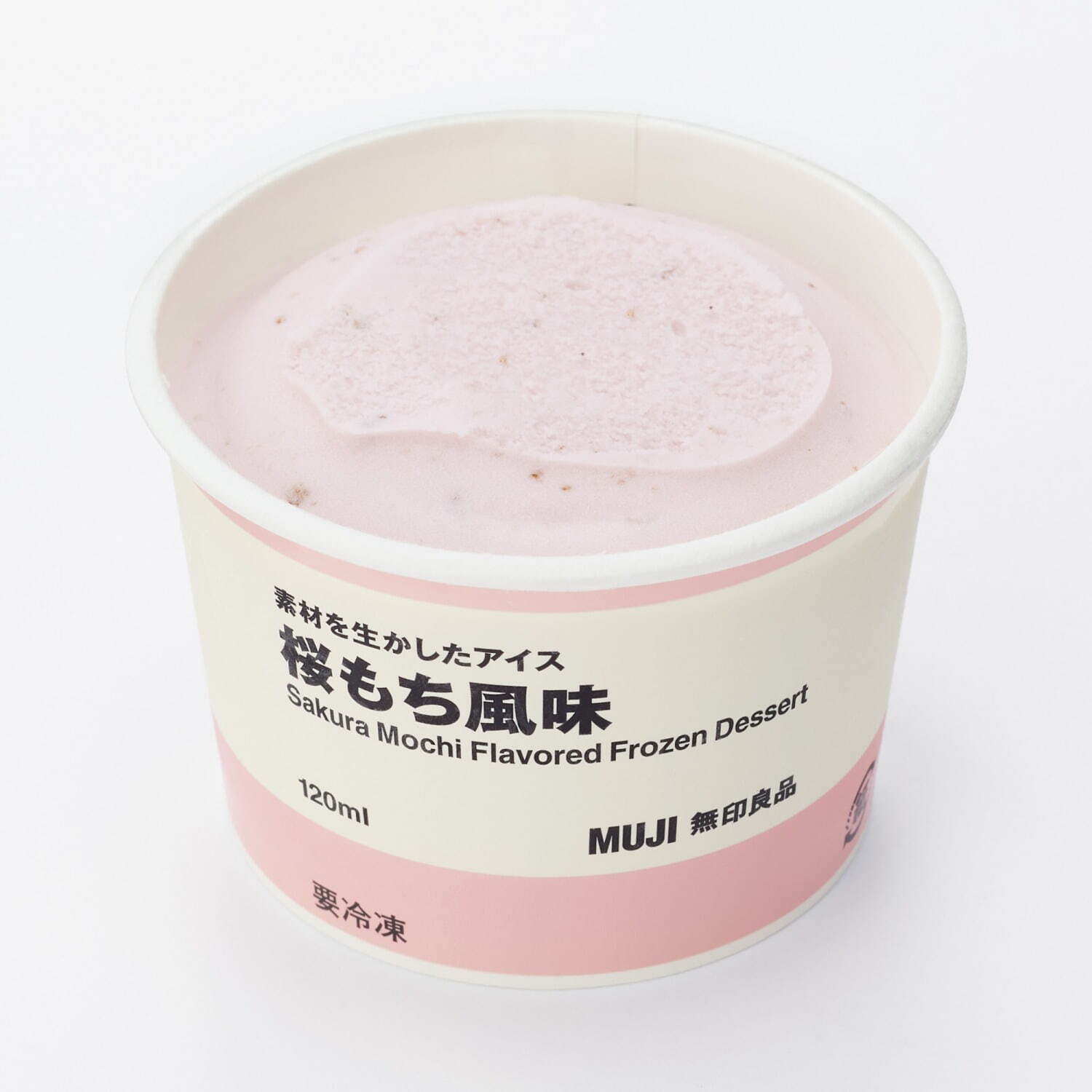 「素材を生かしたアイス 桜もち風味」120mL 290円＜季節限定＞