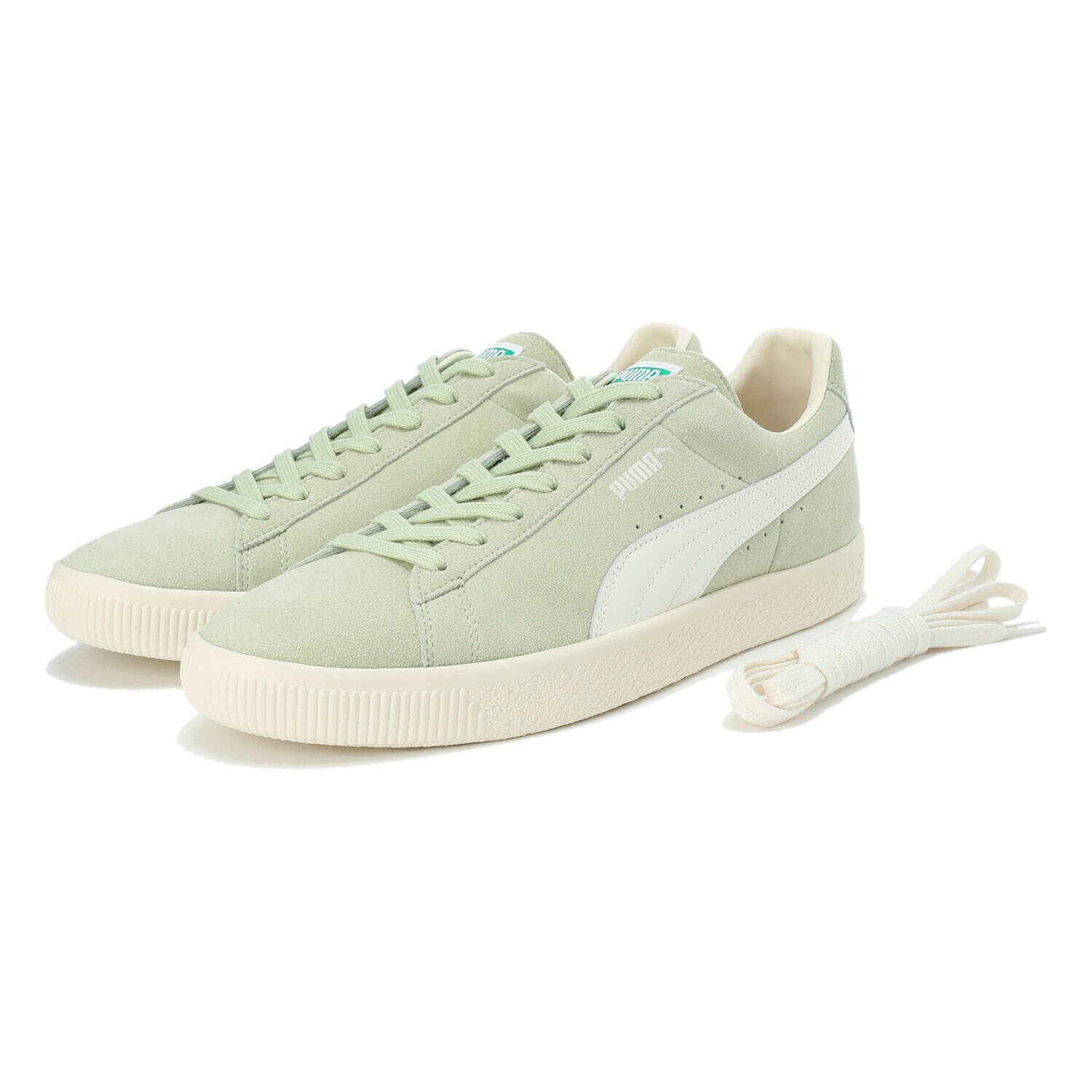 PUMA SUEDE PLATFORM SATIN★OLIVEオリーブ★24.5