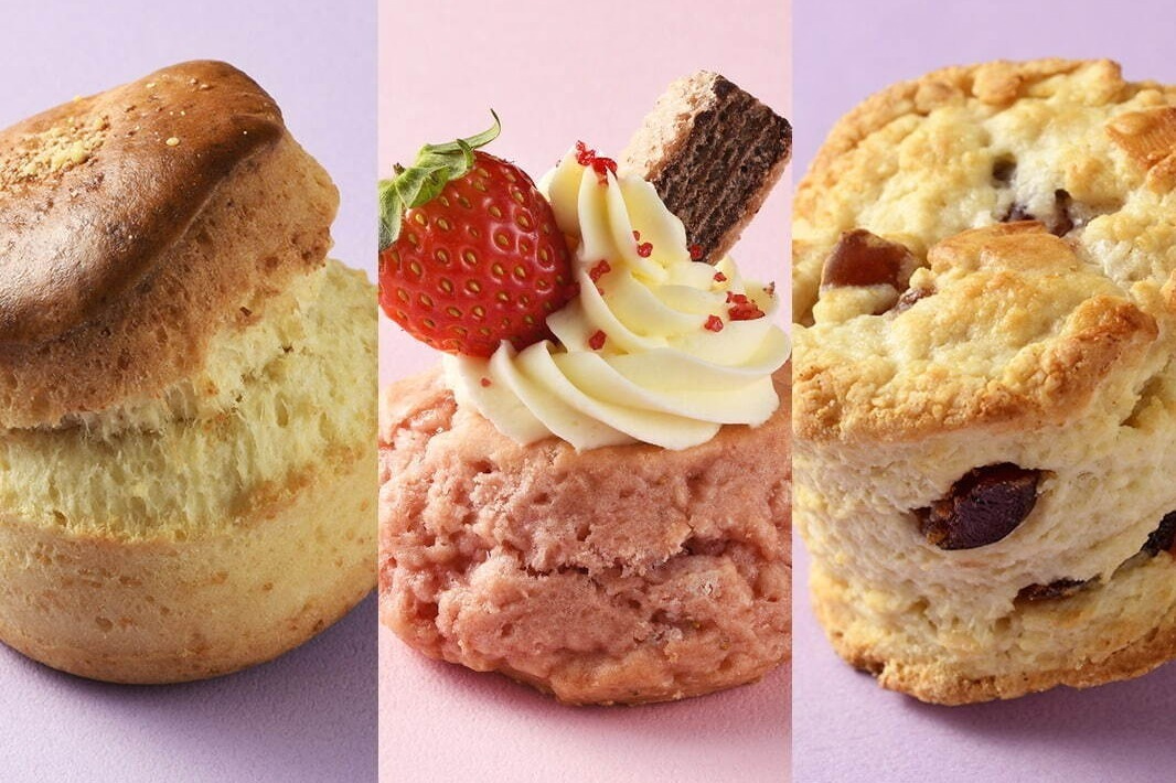 銀座三越「スコーンパーティー with TEA」英・仏・日本のスコーン20選、ミニスコーン食べ比べも