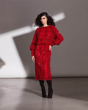 タダシ ショージ(TADASHI SHOJI) 2022-23年秋冬ウィメンズコレクション  - 写真22