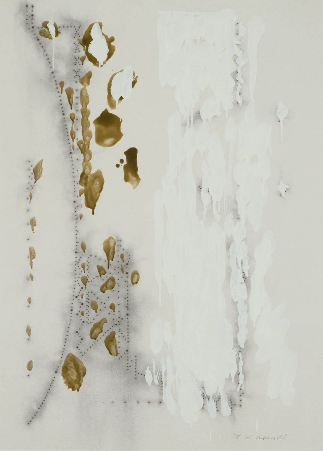 中西夏之《ドゥローイング》1981年