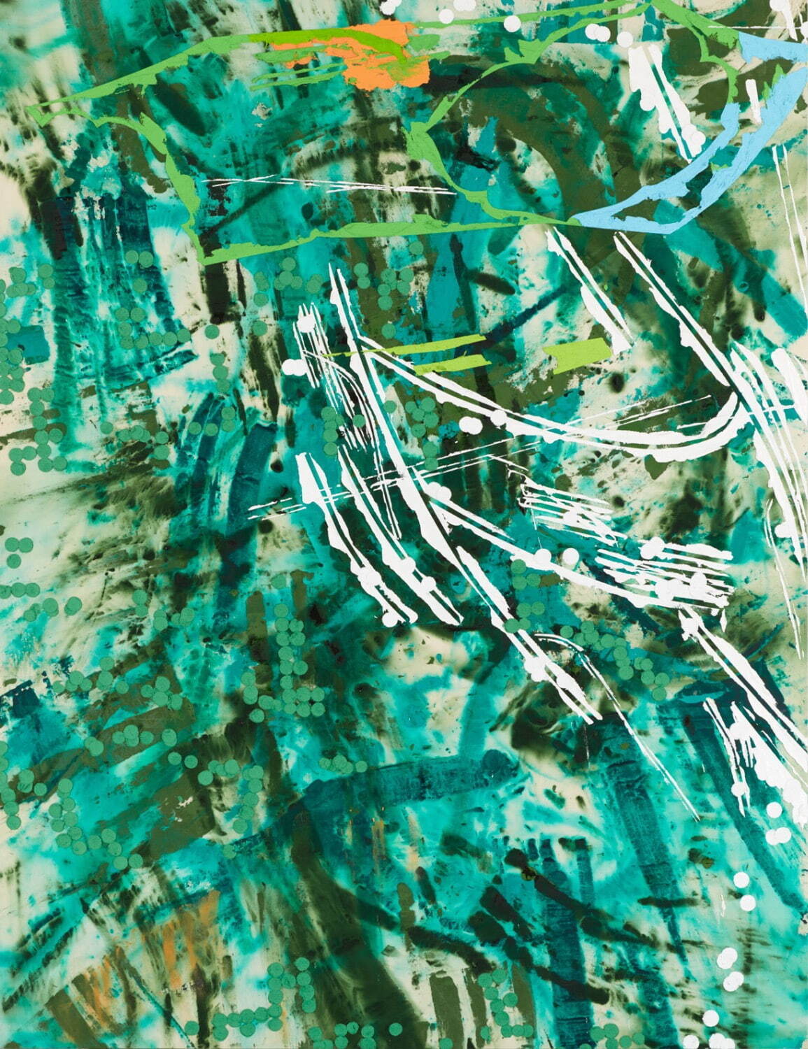 石川順惠《ゆるやかに開く窓から空2001-1》2001年 寄託(個人蔵)