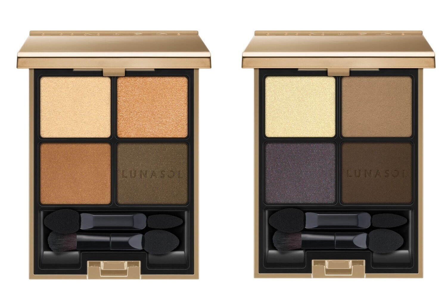 リキッドリップ｜ルナソル2022年夏コスメ、大胆ダークネイビー主役の4色アイパレ＆日焼け肌風リキッドチーク