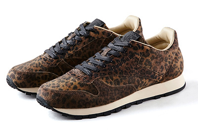 ヘッド・ポーター プラス×リーボック「CLASSIC LEATHER」、レオパード柄の限定スニーカー