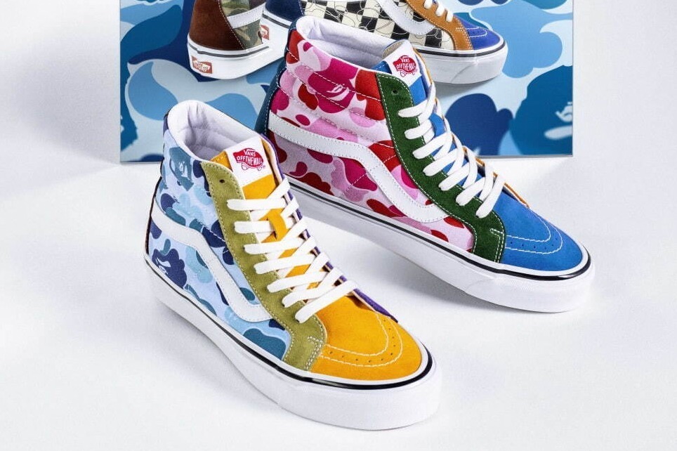Vans × a ape コラボスニーカー A BATHING APE® x VANS | bape.com
