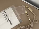 CLANE - CLANE Topologie スマホケース iPhone13 アイフォンケース クラネ×トポロジーのiphoneケース、肩掛け可能“ロープ”素材の