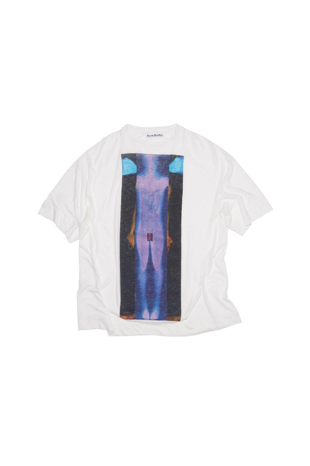 アクネ ストゥディオズ新作"人間"のアートをプリントしたTシャツ＆フーディ、鮮烈カラーで｜写真14