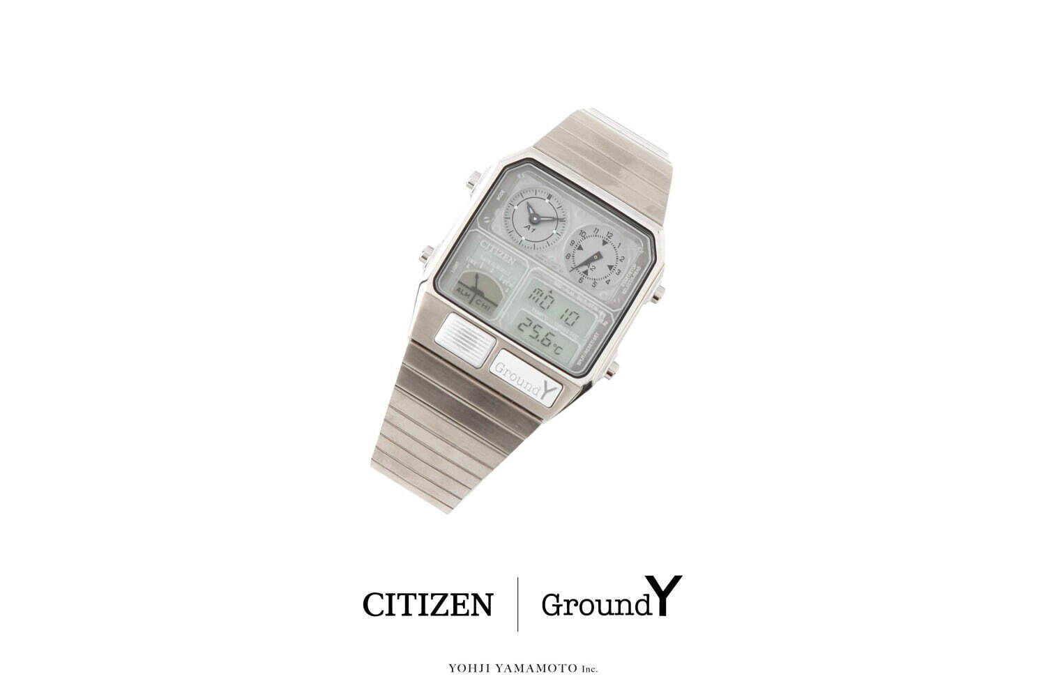 Ground Y CITIZEN 腕時計 アナデジテンプ | eclipseseal.com