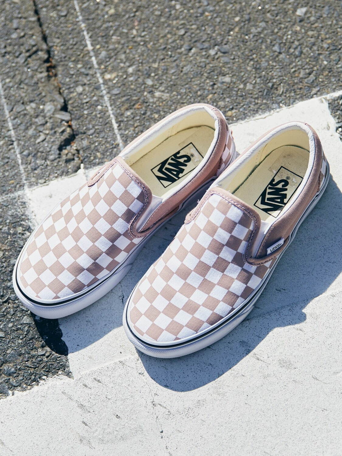 VANS スリッポン チェッカー-